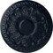 Ekena Millwork Colton Ceiling Medallion (Fits Canopies up to 4 3/4"), 15 3/4"OD x 1 1/2"P, Midnight Dream CM15CNMDF - alternate 1